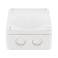 Wiska 308 Combi Empty Enclosure White 85 x 85 x 51mm 10060610 - front view