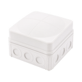 Wiska 108 Combi Empty Enclosure White 76 x 76 x 51mm 10060622 - angled view