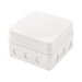 Wiska 108 Combi Empty Enclosure White 76 x 76 x 51mm 10060622 - angled view