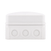 Wiska 108 Combi Empty Enclosure White 76 x 76 x 51mm 10060622 - side view