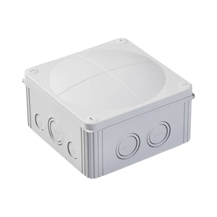 Wiska 1010 Combi Empty Enclosure Grey 140 x 140 x 85mm 10060702 - front view