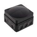 Wiska 108 Combi Empty Enclosure Black 76 x 76 x 51mm 10061999