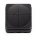 Wiska 108 Combi Empty Enclosure Black 76 x 76 x 51mm 10061999 - angled view