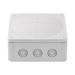 Wiska 1210 Combi Empty Enclosure Grey 160 x 140 x 81mm 10101459 - front view
