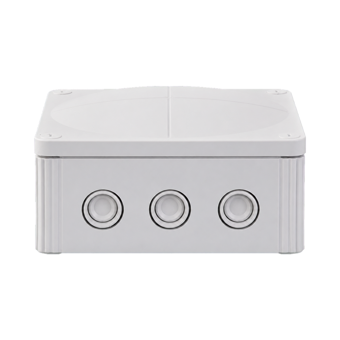 Wiska 1210 Combi Empty Enclosure Grey 160 x 140 x 81mm 10101459 - side view