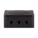 Wiska 1210 Combi Empty Enclosure Black 160 x 140 x 81mm 10101460 - side view