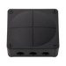 Wiska 1210 Combi Empty Enclosure Black 160 x 140 x 81mm 10101460 - above view