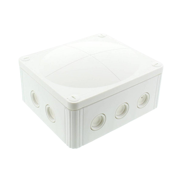 Wiska 1210 Combi Empty Enclosure White 160 x 140 x 81mm 10101461 - front view