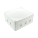 Wiska 1210 Combi Empty Enclosure White 160 x 140 x 81mm 10101461 - front view