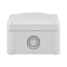 Wiska 407 Combi Empty Enclosure Grey 95 x 95 x 60mm 10105595 - side view