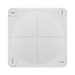 Wiska 407 Combi Empty Enclosure Grey 95 x 95 x 60mm 10105595 - above view