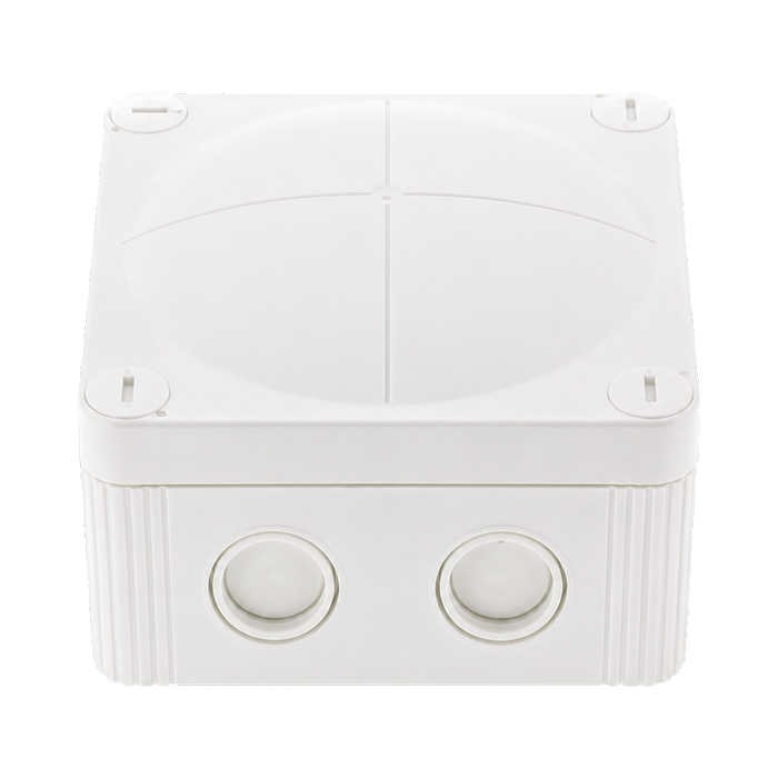 Wiska 407 Combi Empty Enclosure White 95 x 95 x 60mm 10105598 - front view