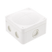 Wiska 407 Combi Empty Enclosure White 95 x 95 x 60mm 10105598 - angled view