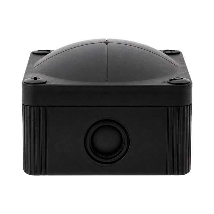Wiska 407 Combi Empty Enclosure Black 95 x 95 x 60mm 10105601 - side view