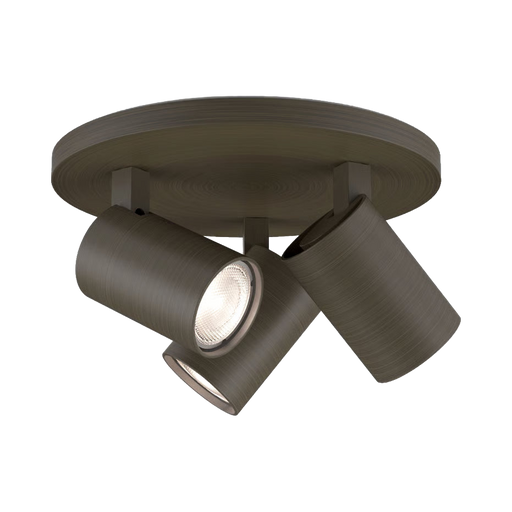 Astro Ascoli Triple Round Painted Ceiling Light Bronze 1286005