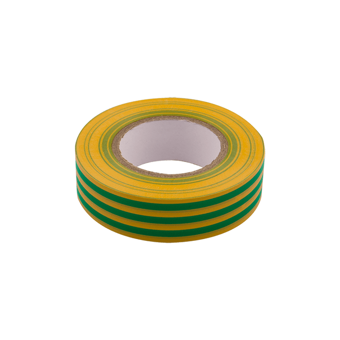 Unicrimp Yellow / Green 19mm x 33m PVC Insulation Tape 1933YG