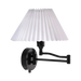 Nordlux Break Wall Light, Black White Shade 19861003