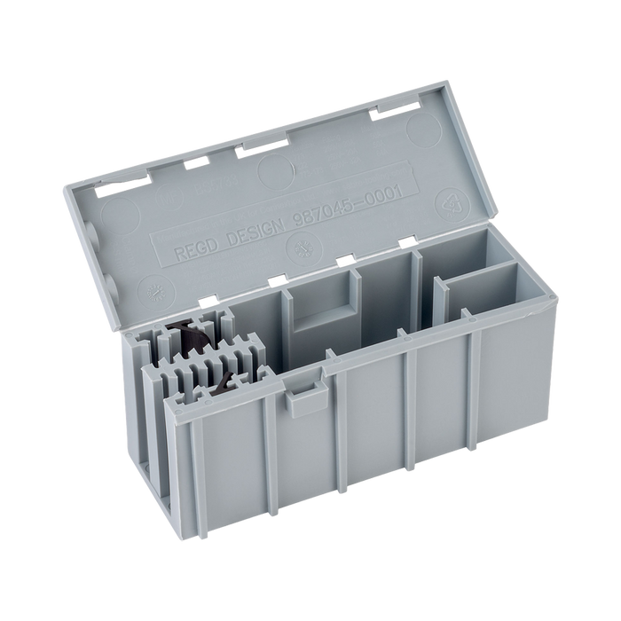 WAGO 207-3302 junction box – open view