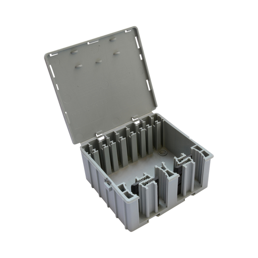 WAGO 207-3304 junction box – open angled view