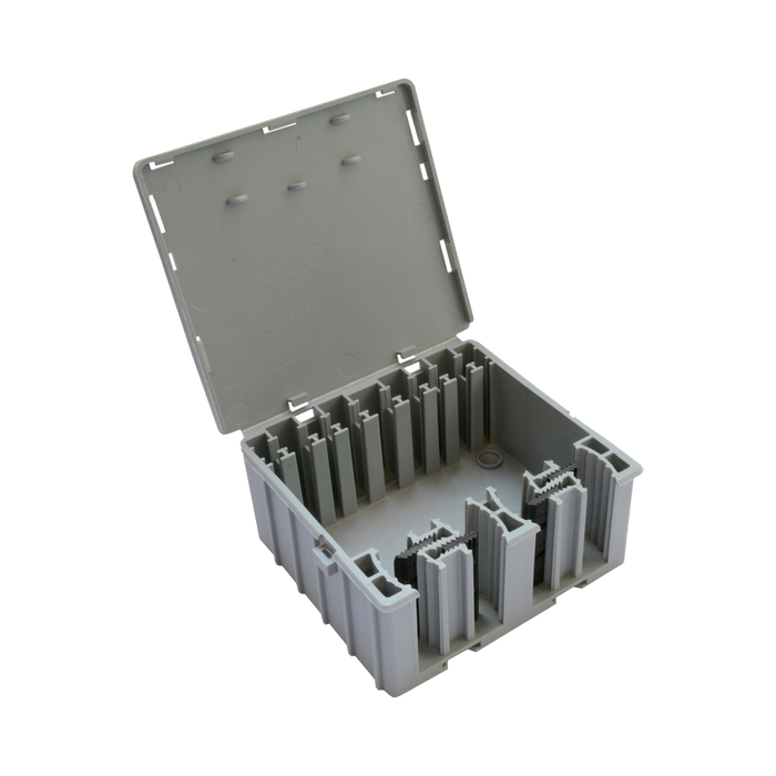 WAGO 207-3304 junction box – open angled view