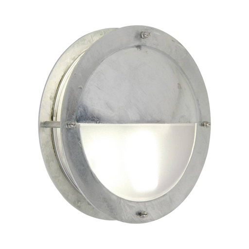 Nordlux Malte Half Shade Galvanised Outdoor Wall Light 21841031