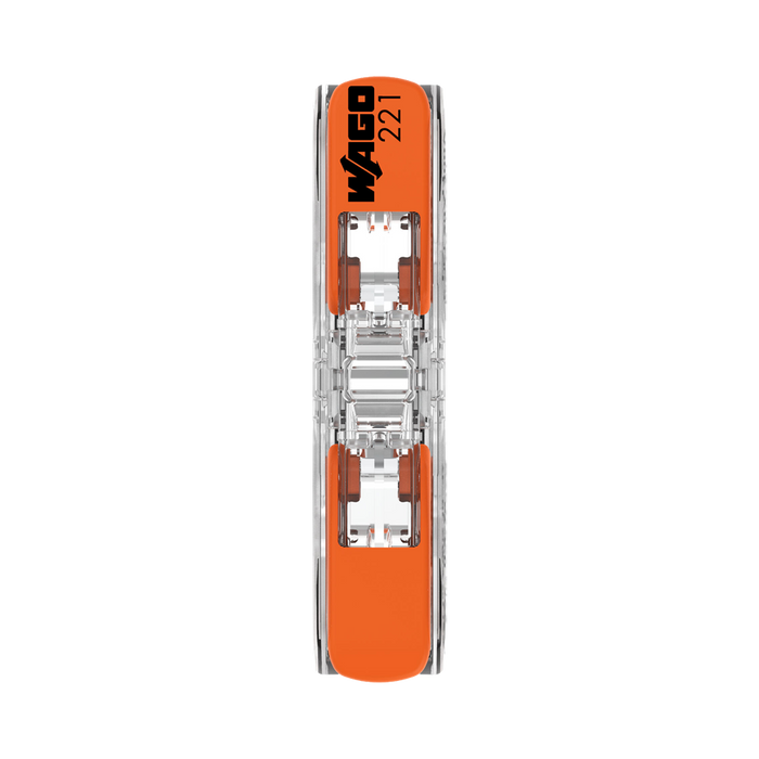 WAGO 221-2411 connector – top view