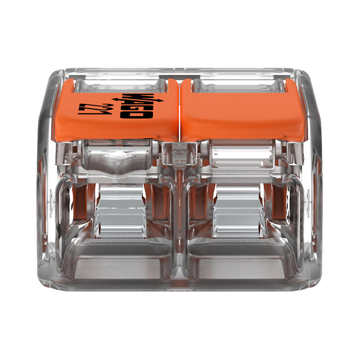 WAGO 221-412 connector – front view