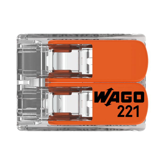 WAGO 221-412 connector – top view