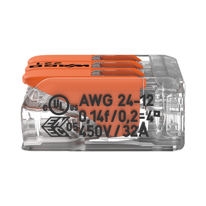 WAGO 221-413 connector – opposite side