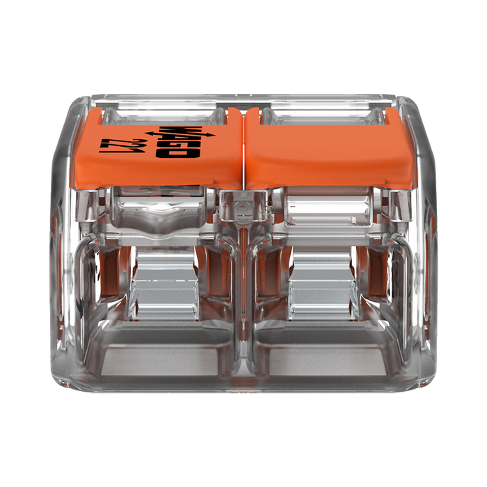 WAGO 221-612 connector – front view
