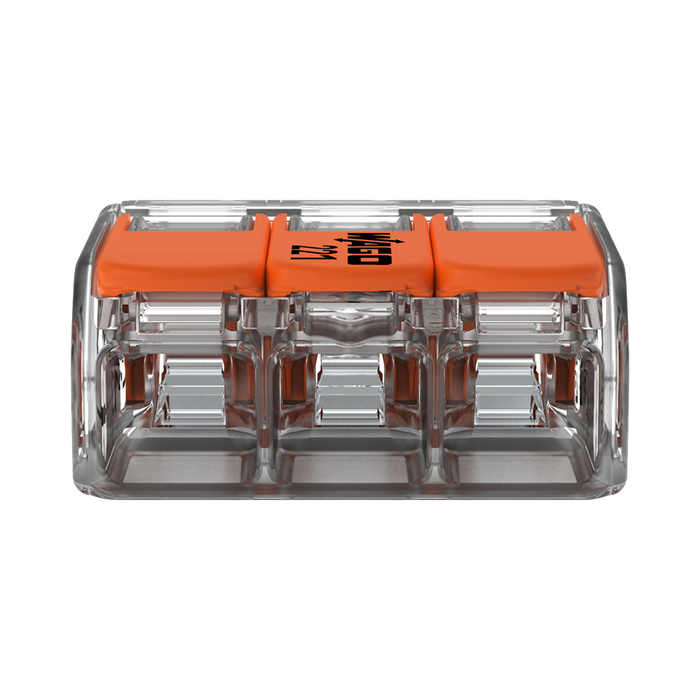 WAGO 221-613 connector – front view