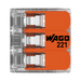 WAGO 221-613 connector – top view