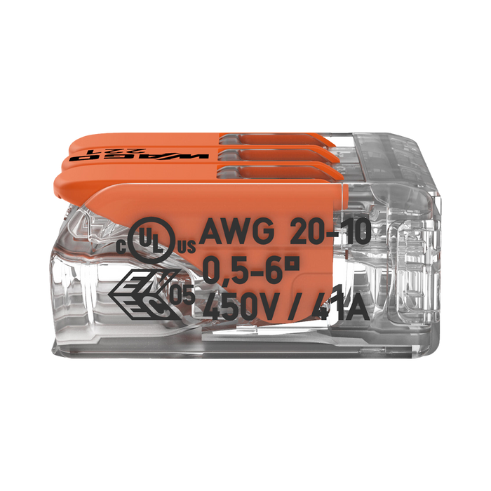 WAGO 221-613 connector – opposite side