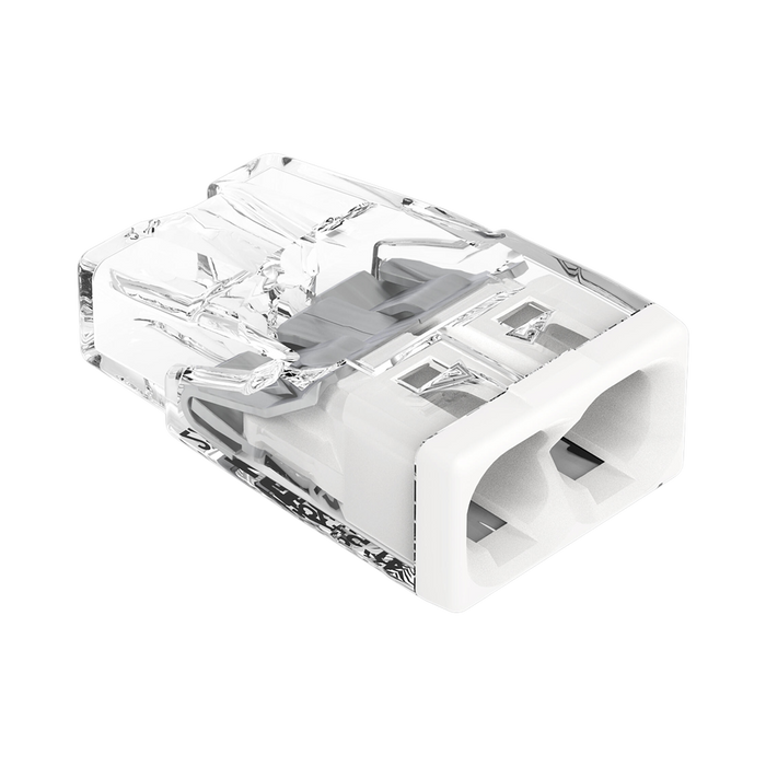 WAGO 2273-202 push-wire connector – angled view