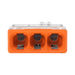 WAGO 2273-203 push-wire connector – front view