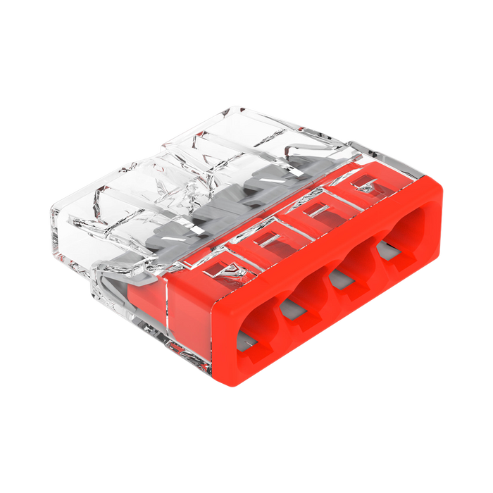 WAGO 2273-204 push-wire connector – angled view