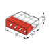 WAGO 2273-204 push-wire connector – dimensions