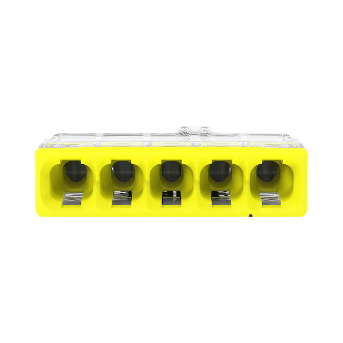 WAGO 2273-205 push-wire connector – front view