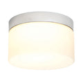 Saxby Lighting Chrome Effect Plate & Matt Opal Duplex Glass 34198