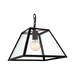 Firstlight Kew 1 Light Pendant Black 3439BK