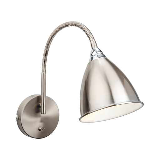 Firstlight Bari Wall Light Brushed Steel 3470BS