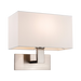 Firstlight Raffles Single Wall Light Brushed Steel 4939BSCR