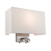 Firstlight Fargo 2 Light Wall Brushed Steel 4942BS