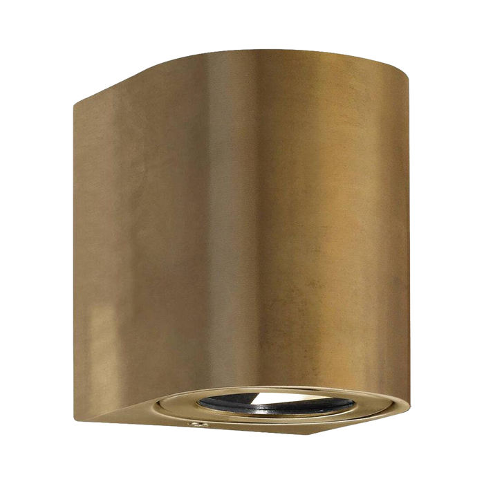 Nordlux CANTO 2 Brass Outdoor Wall Light 49701035 — product image 1