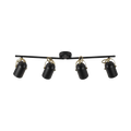 Nordlux Lotus 4 Spot Ceiling Light Black 50130103 — product image 1