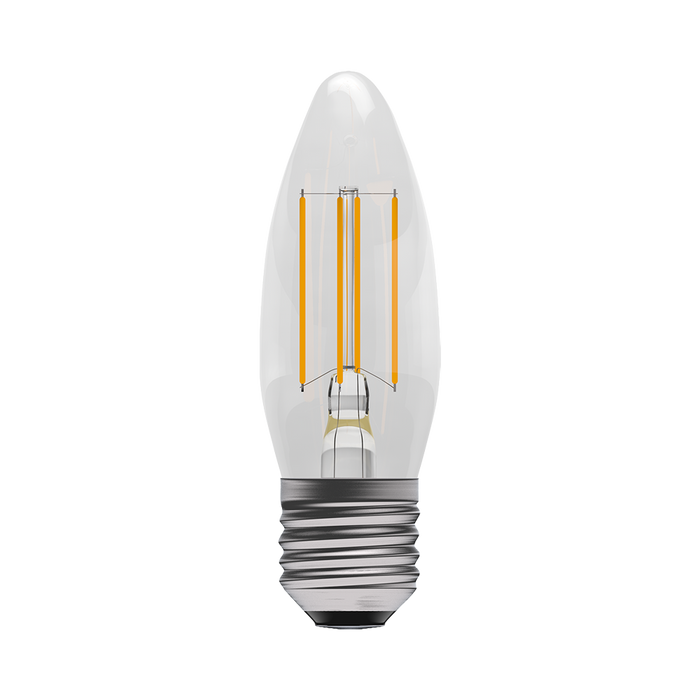 LED 4.5W Filament Clear Candle Non-Dimmable Lamp - ES (E27) product image