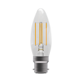 LED 4.5W 2700K Filament Clear Candle Dimmable Lamp - BC (B22) product image