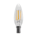 LED 4.5W 2700K Filament Clear Candle Dimmable Lamp - SBC (B15) product image