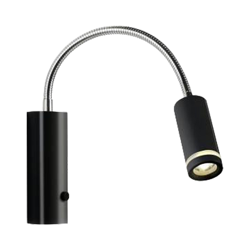 Nordlux Glitch Metal LED Wall Light Black 75511003
