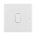 BG White Moulded 1G 1W Light Switch 811 available from RS Electrical Supplies